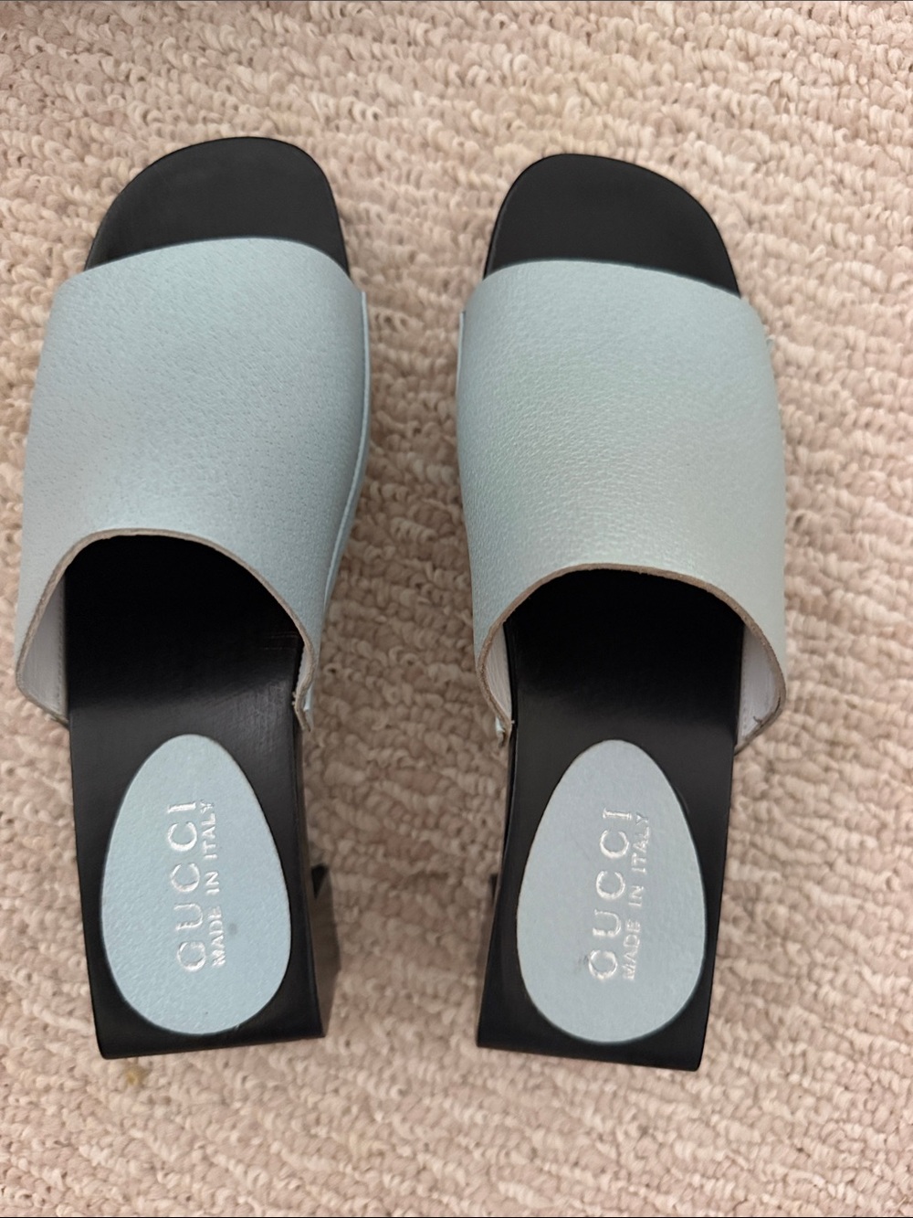 Gucci Light Blue Slides - Picture 3 of 5